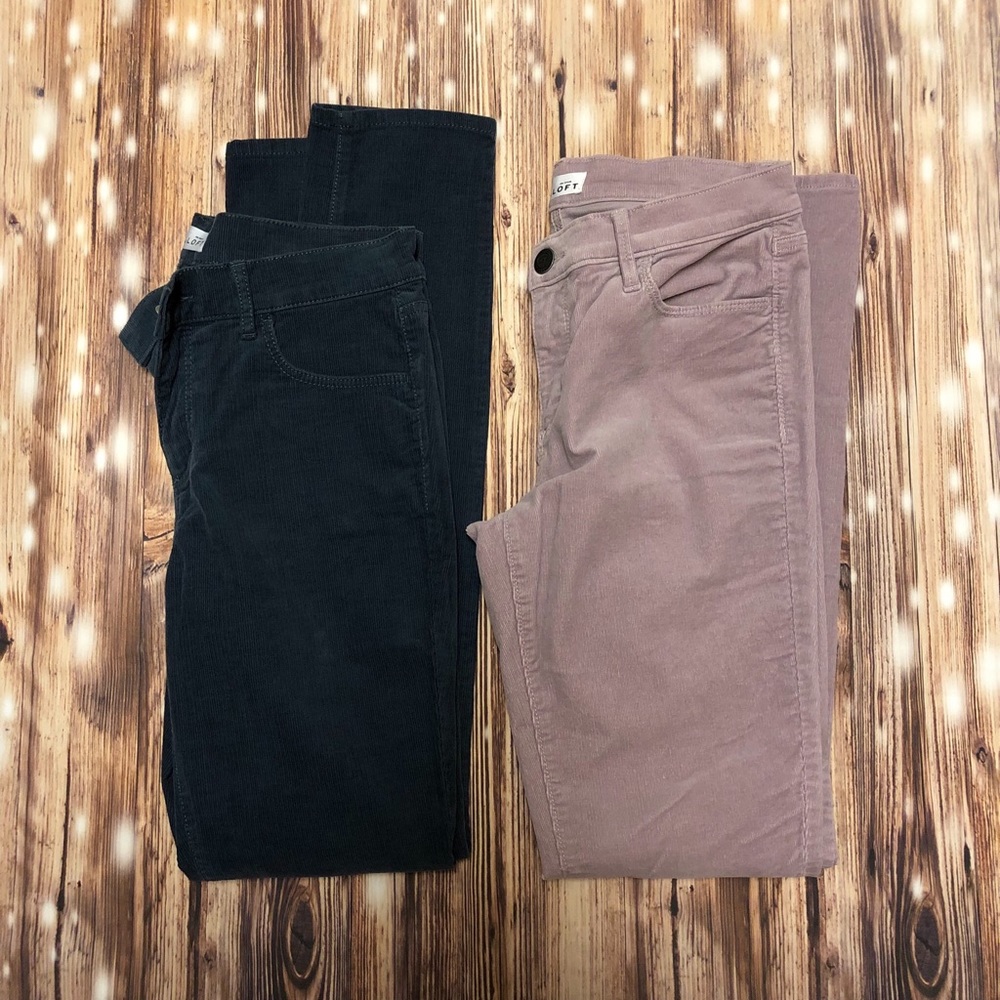 NWOT Loft Modern Skinny Corduroy Pants